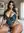 Sheer blue lace bodysuit bedroom