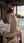 Slim brunette rides floor dildo
