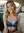 Slim blonde cleavage in car lingerie