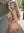 Blonde nude sidewalk walk back glance