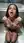 Brunette nude on hotel bathroom floor