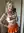 Blonde cheerleader mirror selfie