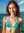 Curvy redhead cleavage on yacht