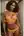 Redhead wavy hair lingerie selfie
