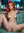 Curvy redhead nude on couch