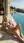 Blonde masturbating poolside dildo