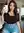 Curvy brunette mirror selfie