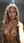 Blonde wavy hair topless selfie