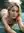 Blonde on tennis court in thong