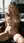 Blonde green eyes nude office chair
