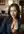 Blazer open topless office selfie
