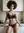 Black lace bra kitchen tease