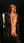 Nude blonde closet pose with oil