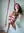 Lea Miller in Red Rope Suspension