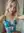 Bria in teal lace bra selfie