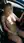 Blonde green eyes nude in car