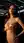 Topless outdoor shower at dusk