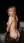 Nude balcony glance back night