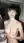 Bathroom mirror topless breast hold