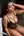 Young adult ebony balcony tease