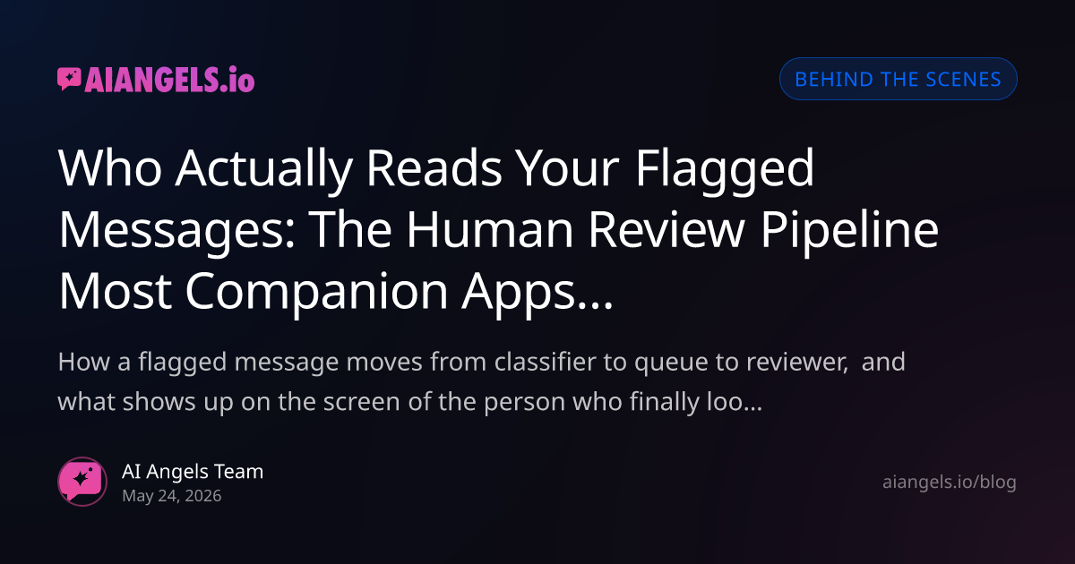 Who Actually Reads Your Flagged AI Companion Messages?