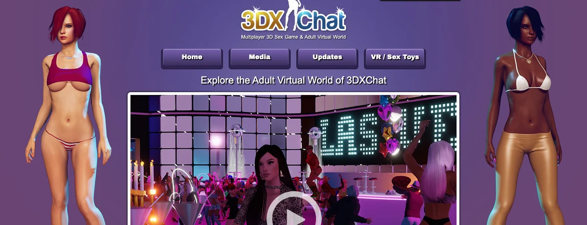3DXChat homepage, checked October 2026