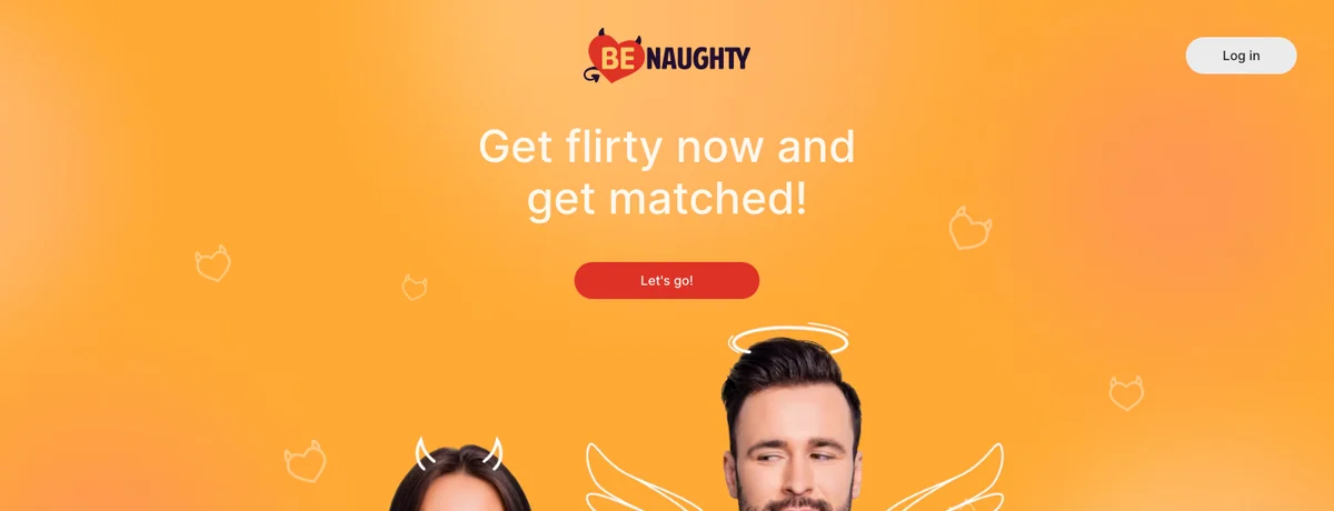 BeNaughty homepage, checked October 2026