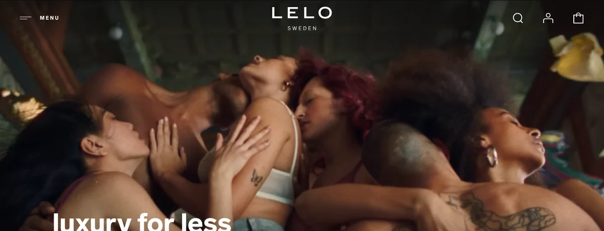 Lelo homepage, checked October 2026