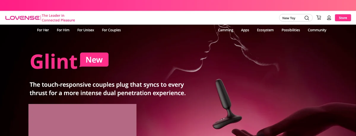 Lovense homepage, checked October 2026
