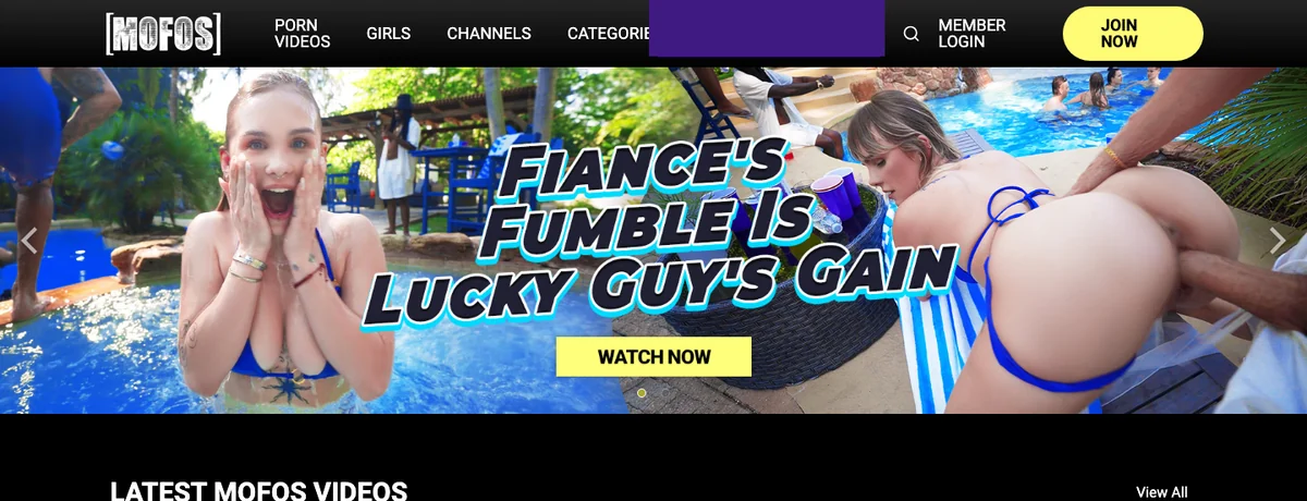 Mofos homepage, checked October 2026