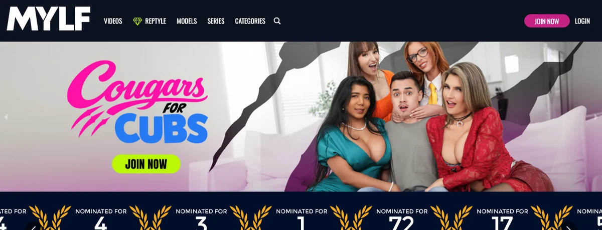 MYLF homepage, checked October 2026