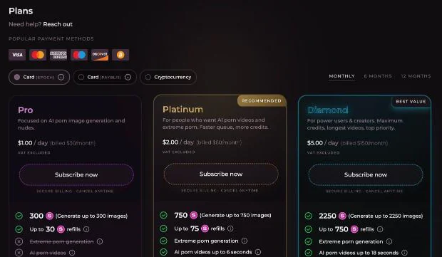 Seduced AI monthly plans priced per day, tested 11 Oct 2026